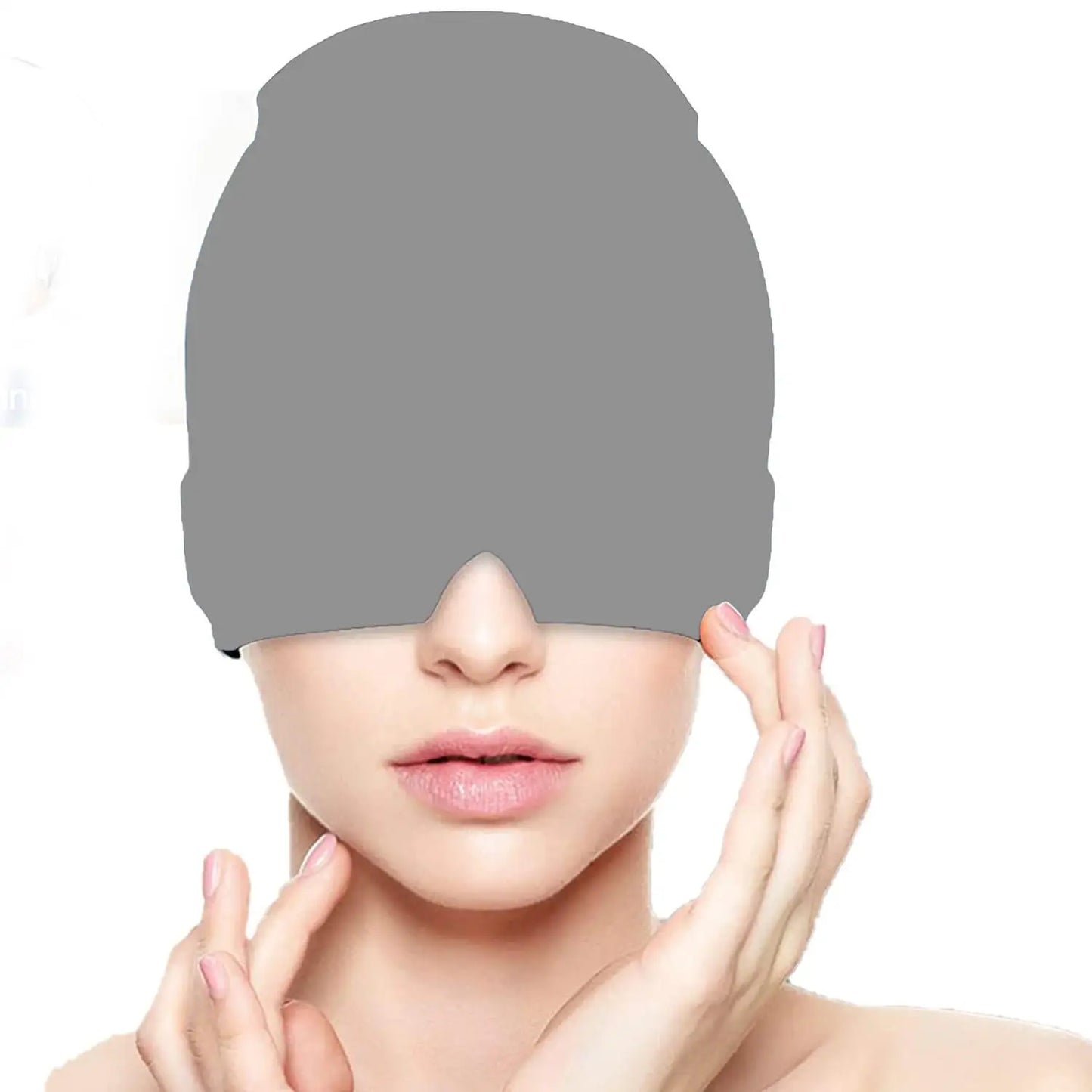 Ice Hat Gel Ice Headache  Migraine Relief Hat Cold Compress Therapy Cap Ice Head Wrap Pack Mask  For Tension Sinus Stress