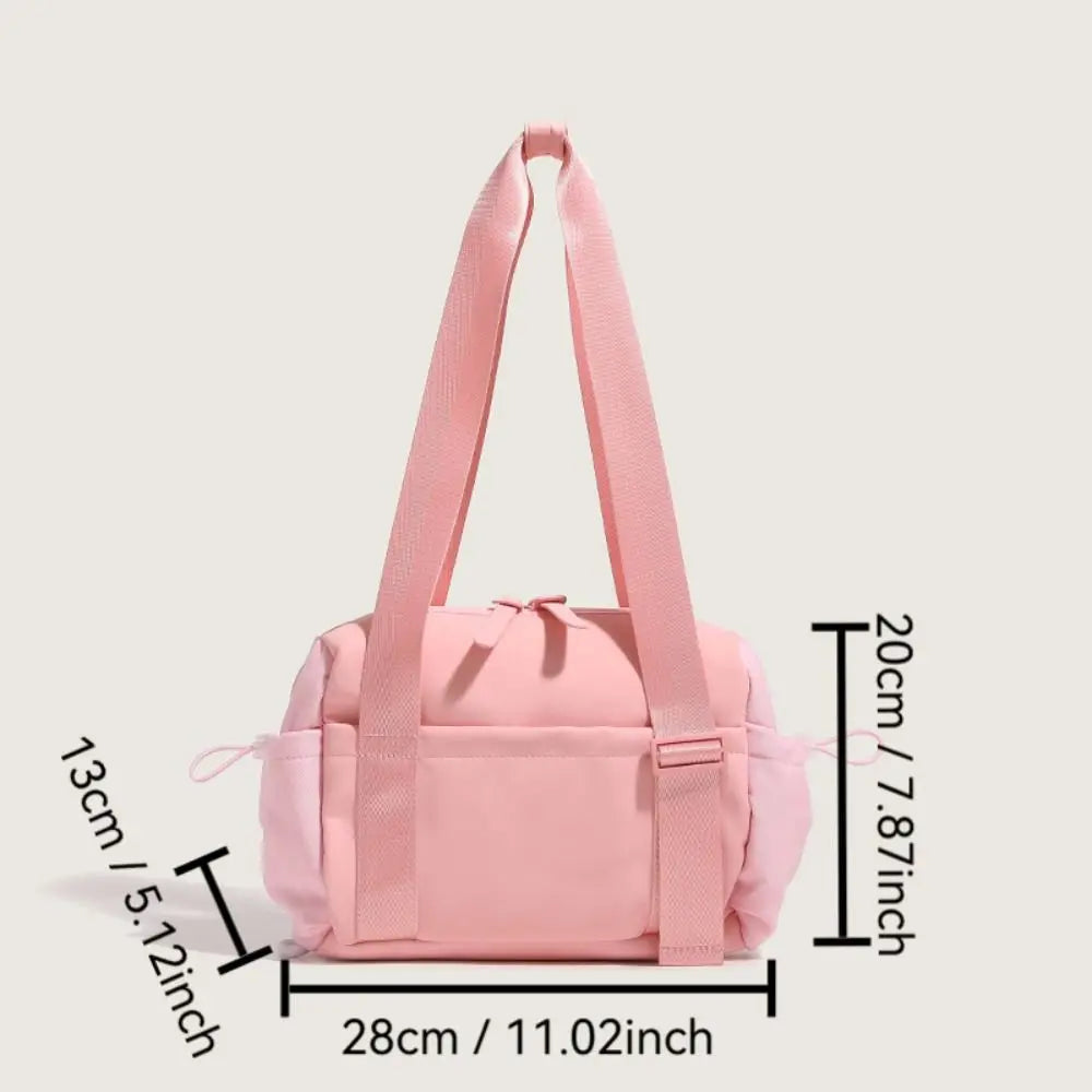Gym Bag Waterproof Sports Fitness Bag Large Capacity Handbag Tote Duffle Bag Nylon Multifunctional Storage Bag Women Gym Bags
