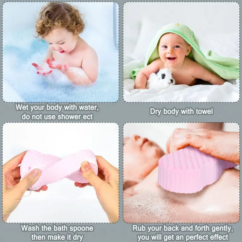 Super Soft Exfoliating Bath Sponge for Body Cleaning Dead Skin Remover Massager Body Scrubber bathroom bath cleaning accessories