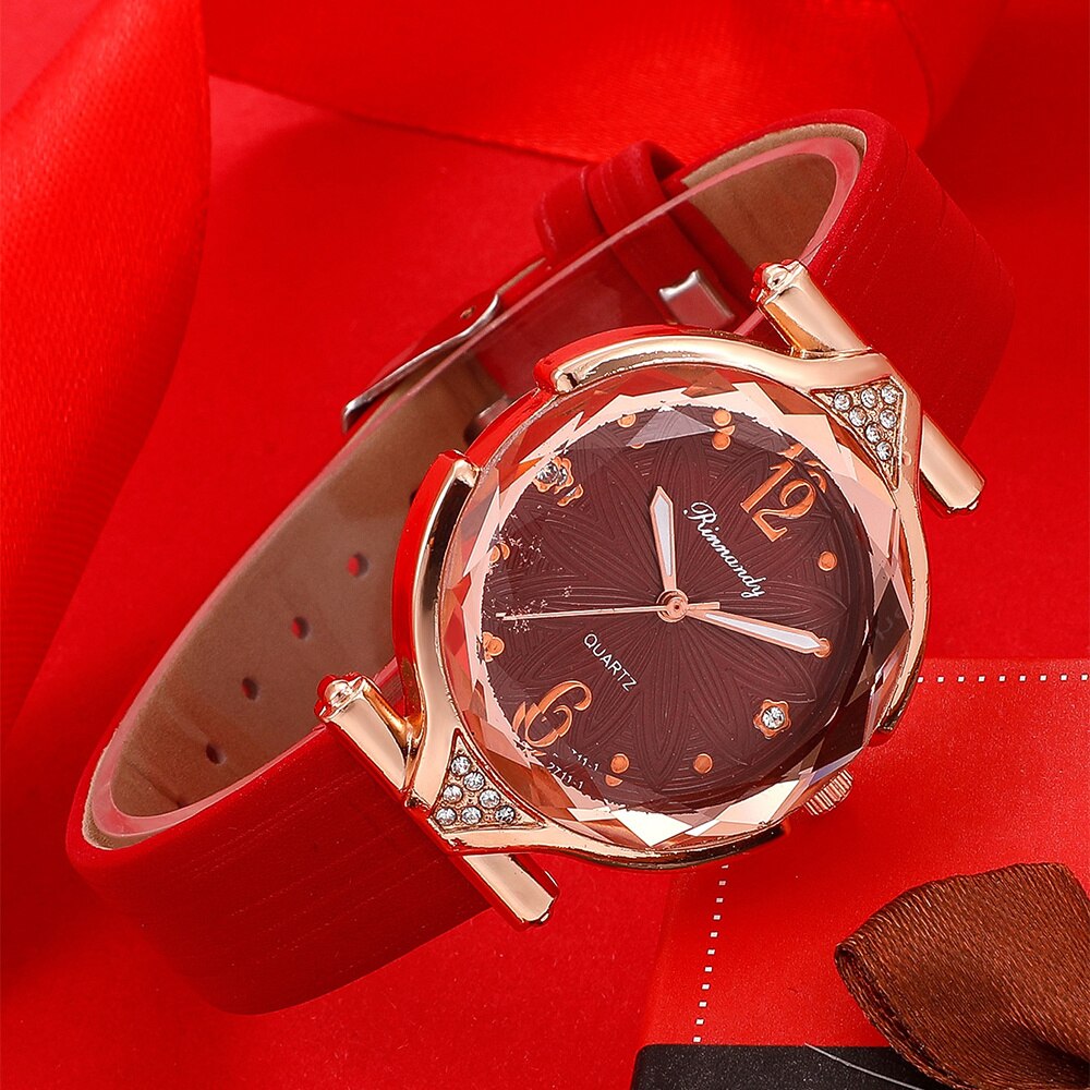 New 5pcs Fashion And Leisure Quartz Watch Set For Women