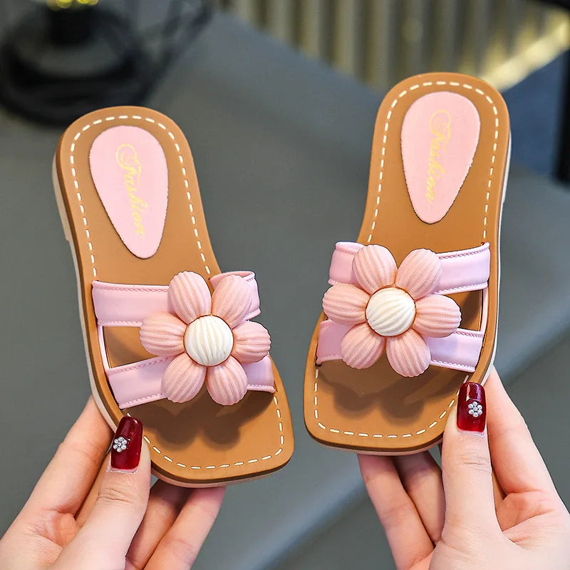 Children Slippers - Cartoon toddler slippers for girls and boys indoor, 2025 summer shoes for kids, 7 size can choose