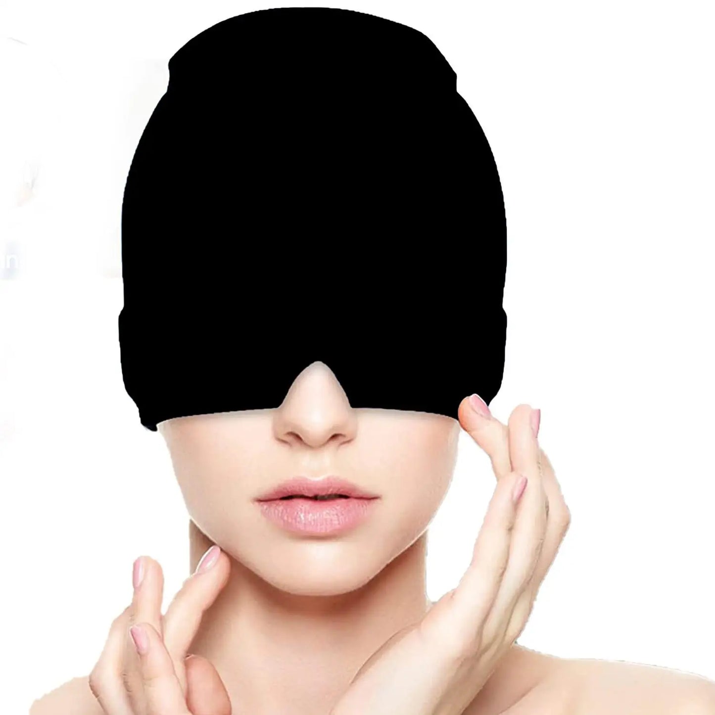 Ice Hat Gel Ice Headache  Migraine Relief Hat Cold Compress Therapy Cap Ice Head Wrap Pack Mask  For Tension Sinus Stress