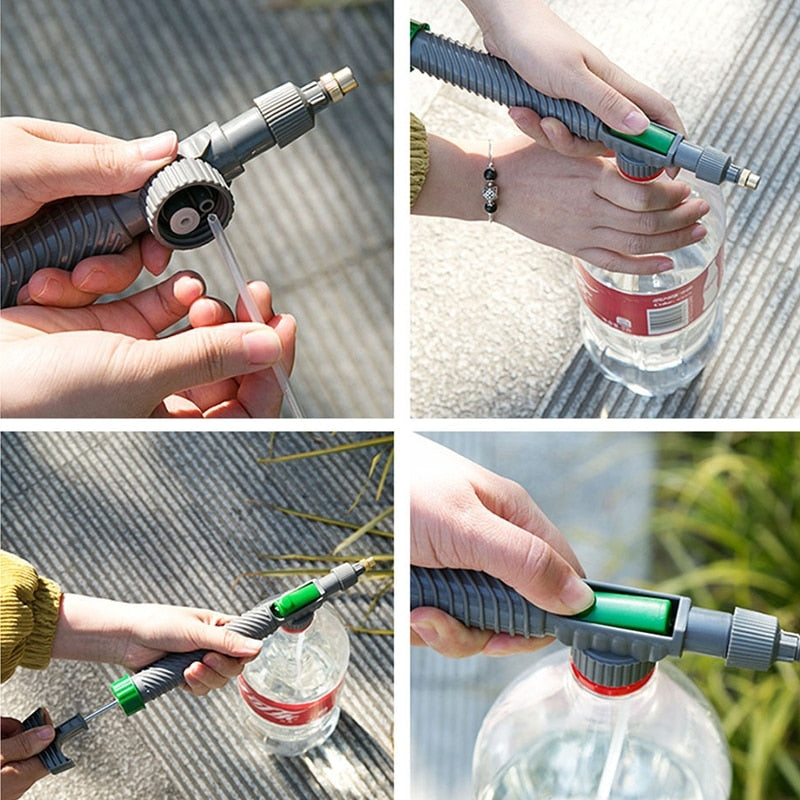 High Pressure Beverage Bottle Sprayer For Watering Gardens Flowers