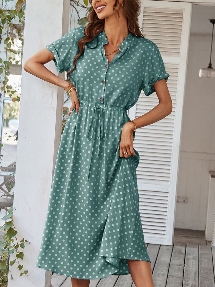 Women Casual Midi Holiday Summer Dress