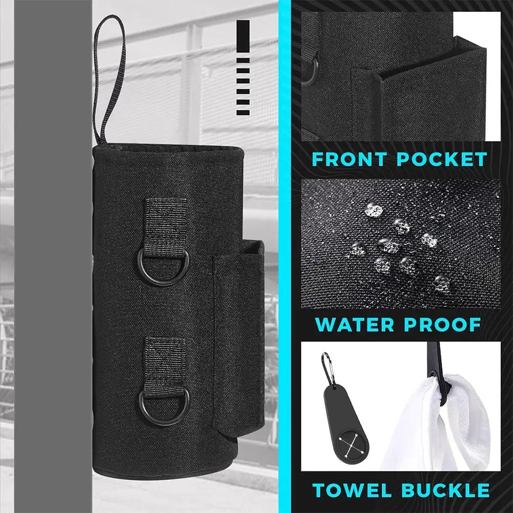 Magnetic Sling Bottle Bag with Shoulder Strap Water Bottle Holder Phone Holder for Men Women Workout Fitness Travel Outdoor