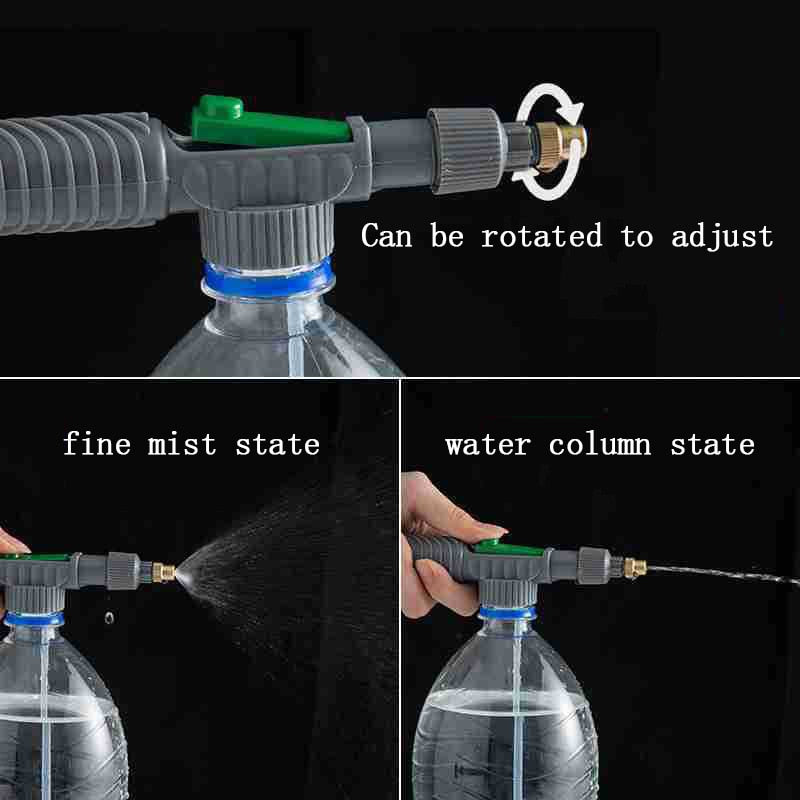 High Pressure Beverage Bottle Sprayer For Watering Gardens Flowers