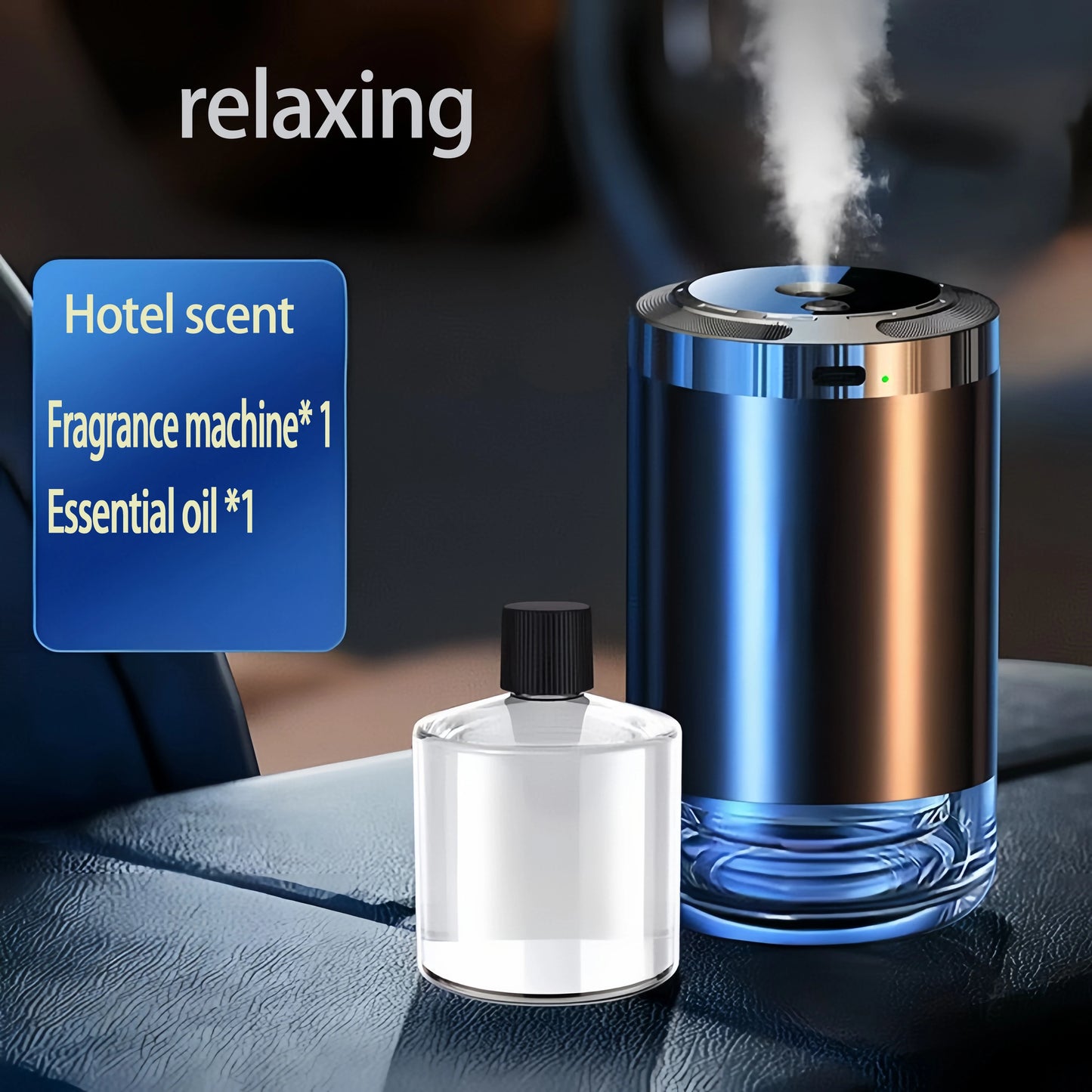 Electric Air Diffuser Car Aroma Air Vent Humidifier Mist Aromatherapy Air Freshener for Odor Removal Car Accessories