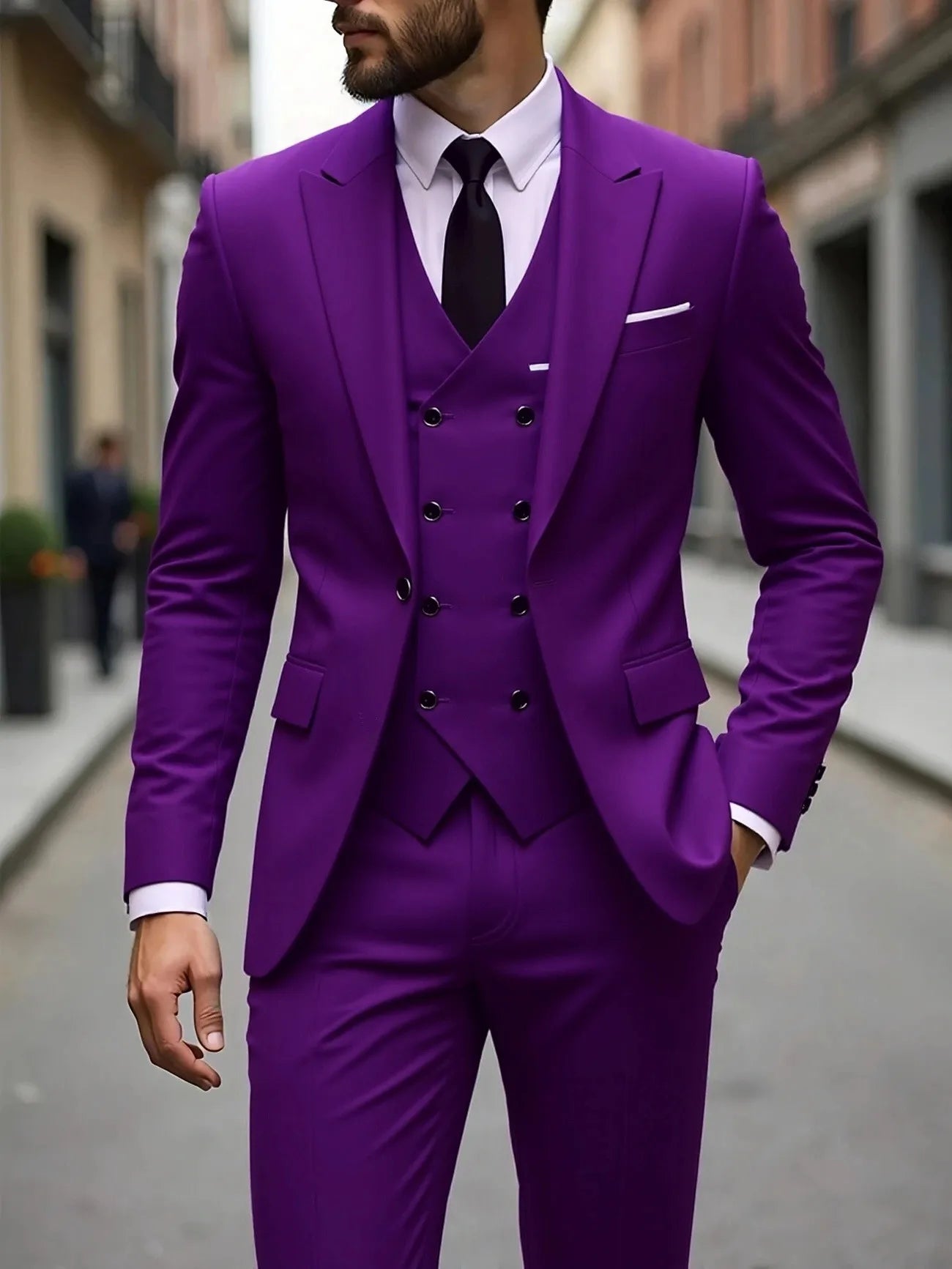 Single Breasted Men's Suit Formal Wear 3 Piece Set Four Seasons Traje Americana Hombre suit men traje amerimens suits 3 piece