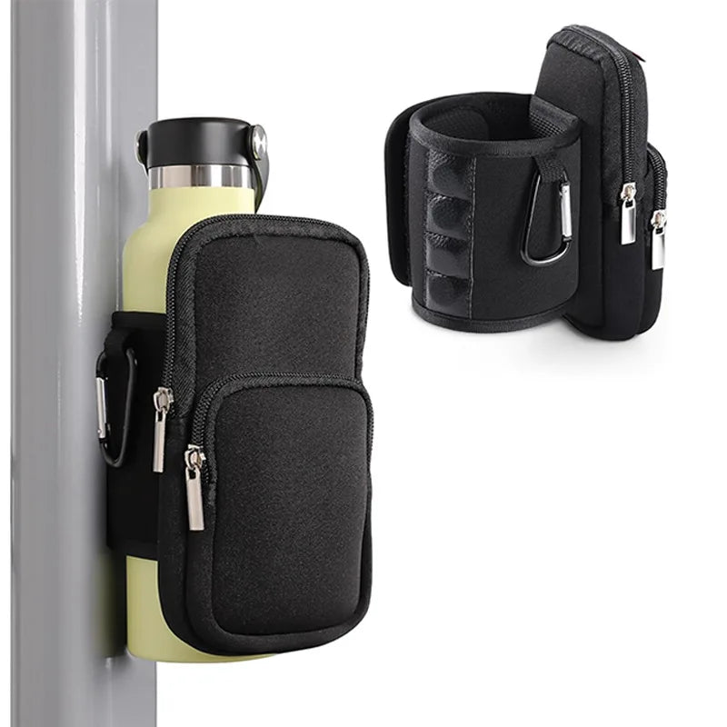 Magnetic Water Bottle Bag Strong Magnet Sports Water Cup Holder for Gym,Outdoor Activities, Ideal for Hiking, Running & Fitness
