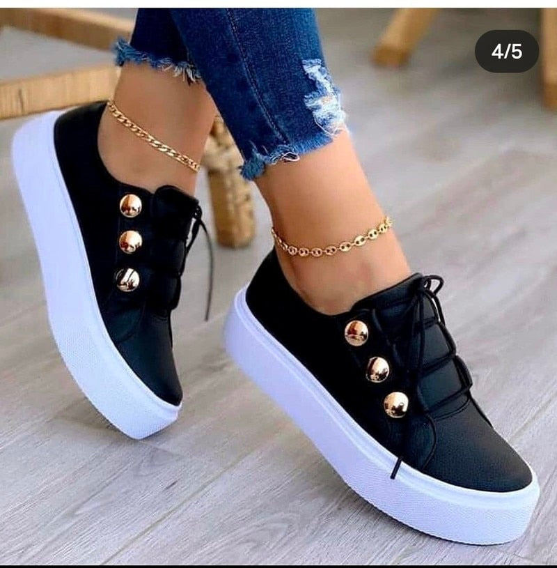 Women Fashion Spring Summer Canvas Sneakers