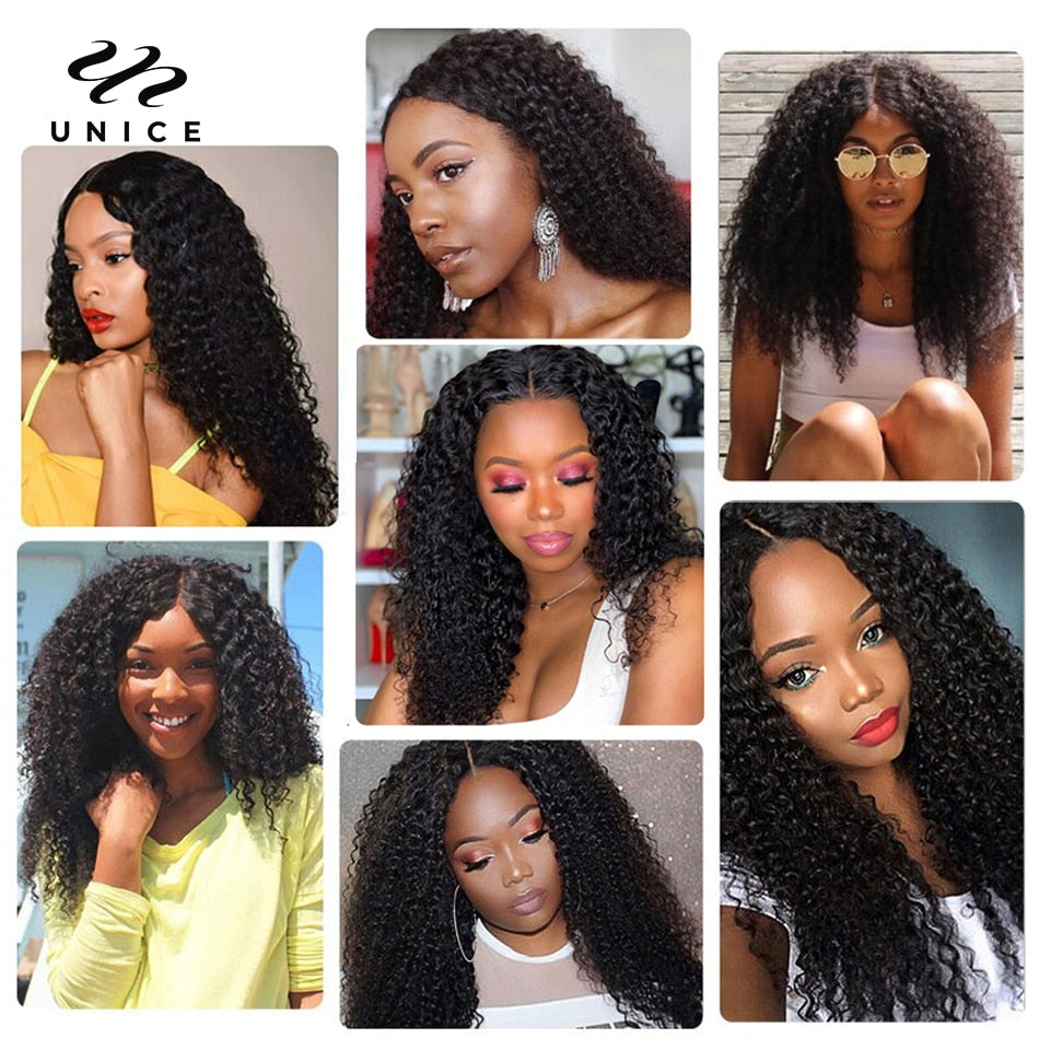 100% Curly Weave Human Hair Bundles Remy Hair 8-26" Brazilian Hair Weave Bundles Natural Color 10A 3/4 Bundles Deal