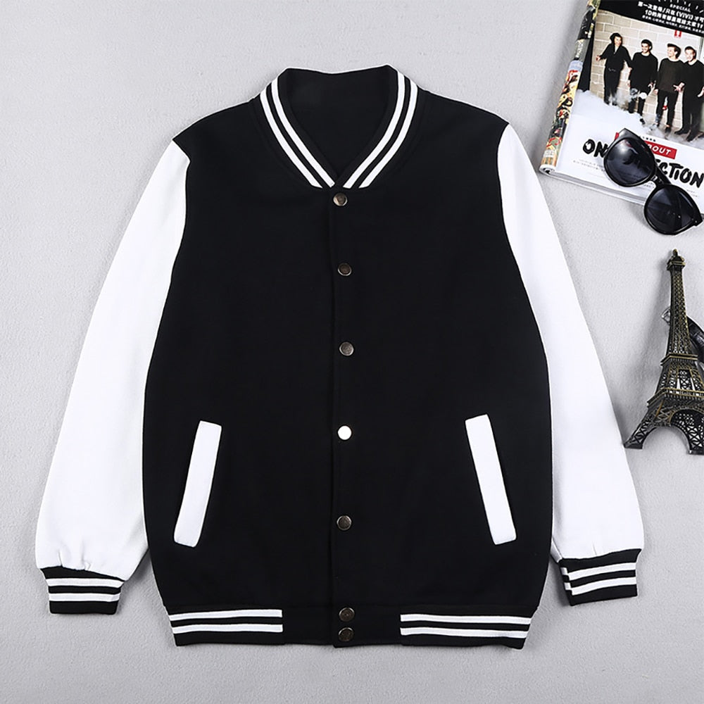 Los Angeles, California USA City Retro Letter Mens Clothes Loose Fashion Baseball Uniform