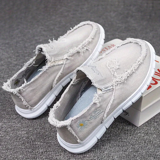 2024 Women's Fashion Versatile Solid Color Soft Soled Low Top Sneakers, Lightweight Non-slip Walking Casual Breathable Shoes