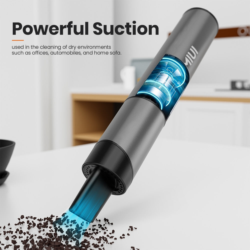USB Handheld Vacuum with 3 Suction heads Easy to Clean for Desktop Keyboard and more