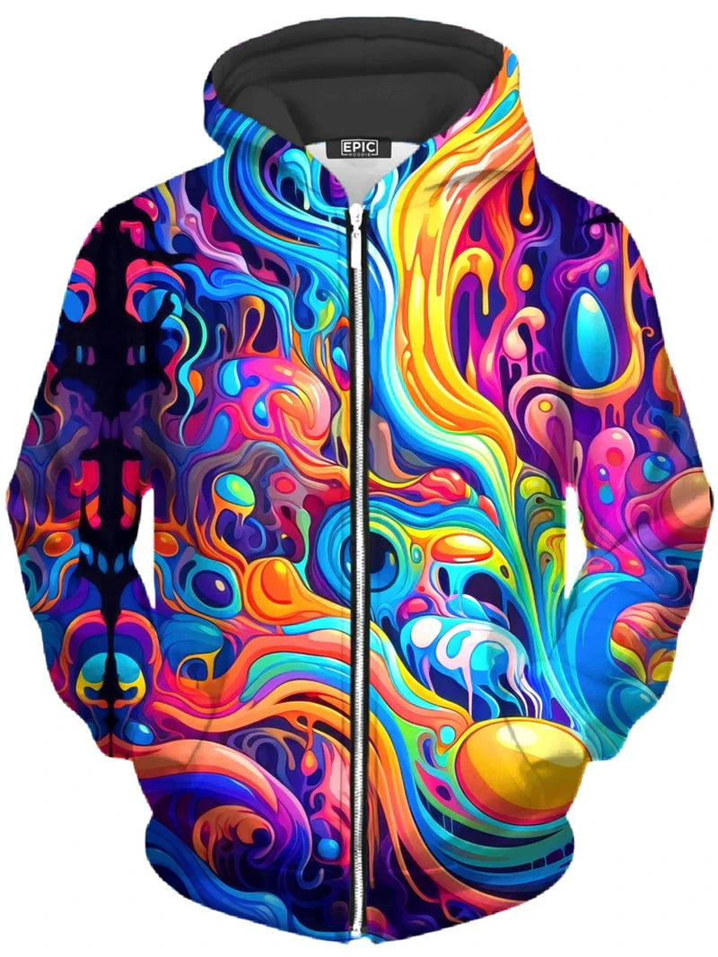 3d Print Casual Zip Up Hoodies Men Long Sleeve Animal Stripes Hip Hop Sweatshirt Autumn Streetwear Pattern Oversize Outdoor Coat