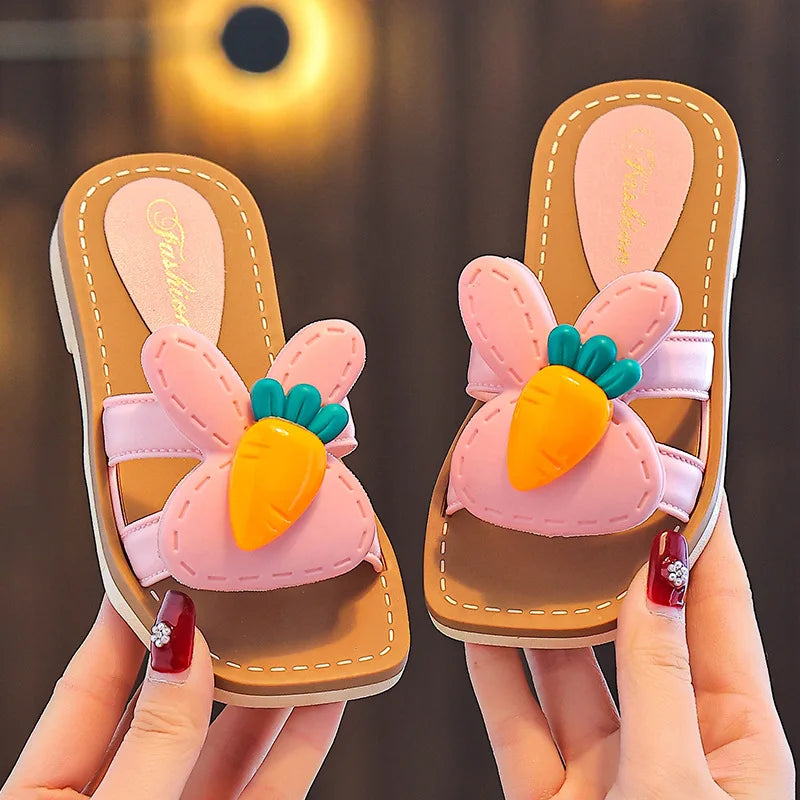Children Slippers - Cartoon toddler slippers for girls and boys indoor, 2025 summer shoes for kids, 7 size can choose