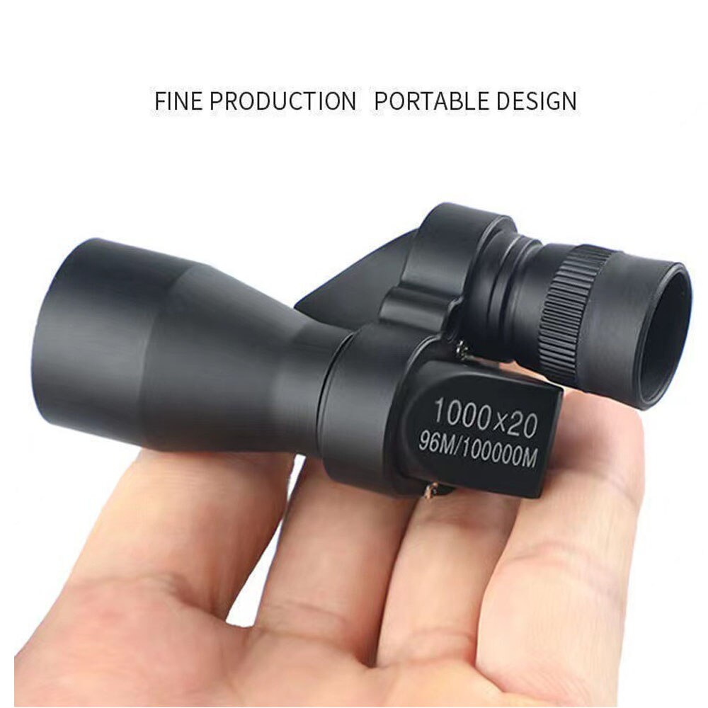 Portable HD Night Vision Mini Pocket Monocular Telescope High Magnification Zoom Outdoor Fishing Telescope for Hunting Camping