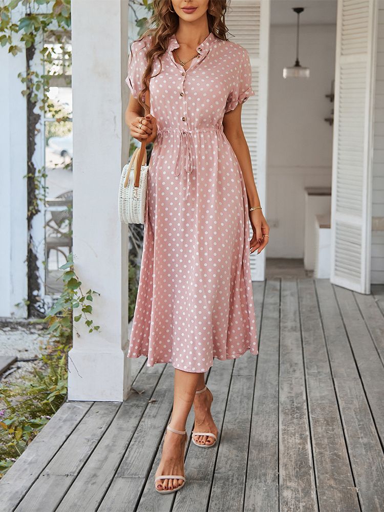 Women Casual Midi Holiday Summer Dress