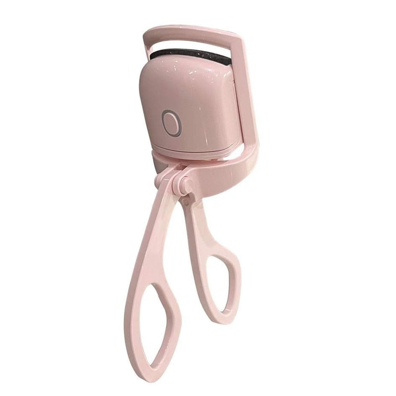 Pink Fast Heating Portable Shaping and Lasting  Eyelash Curler