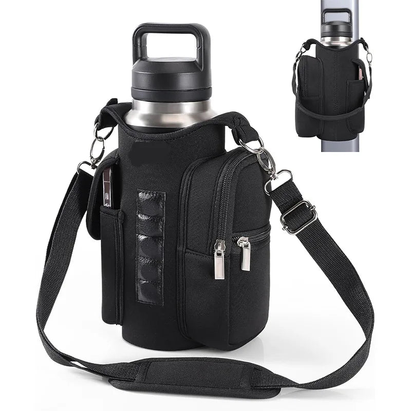 Magnetic Water Bottle Bag Strong Magnet Sports Water Cup Holder for Gym,Outdoor Activities, Ideal for Hiking, Running & Fitness