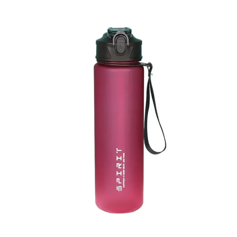 750ml Sports Water Bottle with Straw Gym Cup Portable Large Capacity Water Bottle For Fitness Camping Men Water Kettle