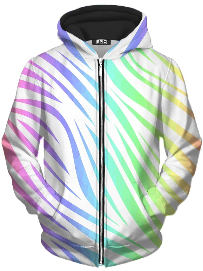 3d Print Casual Zip Up Hoodies Men Long Sleeve Animal Stripes Hip Hop Sweatshirt Autumn Streetwear Pattern Oversize Outdoor Coat