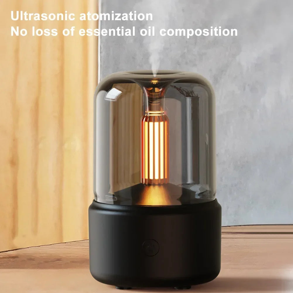Aromatherapy Diffuser Light Cool Mist Humidifier Auto-Off Fragrance Oil Diffuser Compact Aroma Diffuser for Bedroom Living Room
