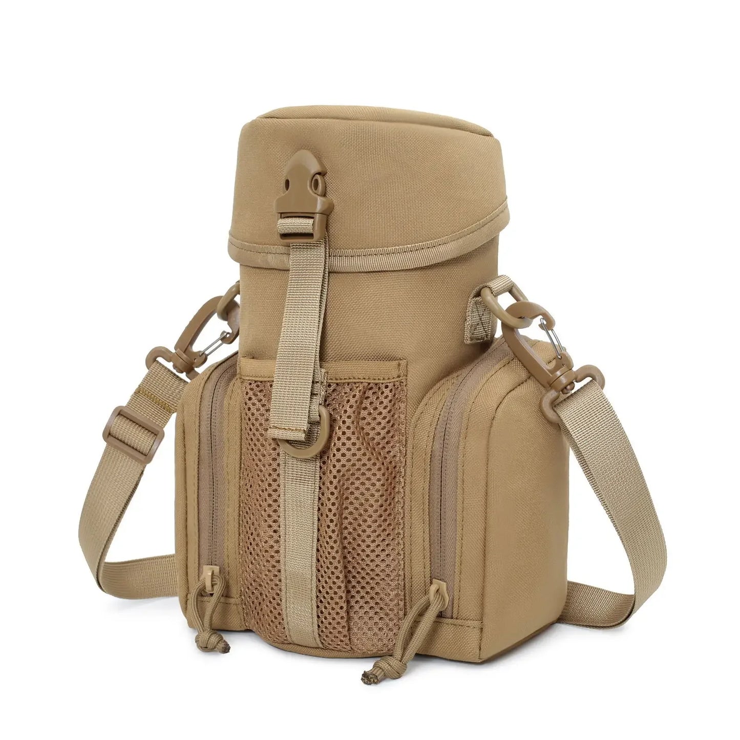 Water Bottle Pouch Molle Shoulder Bag Phone Holder Outdoor Sports Travel Fishing Camping Hiking Hunting Kettle Waist Pack Bags