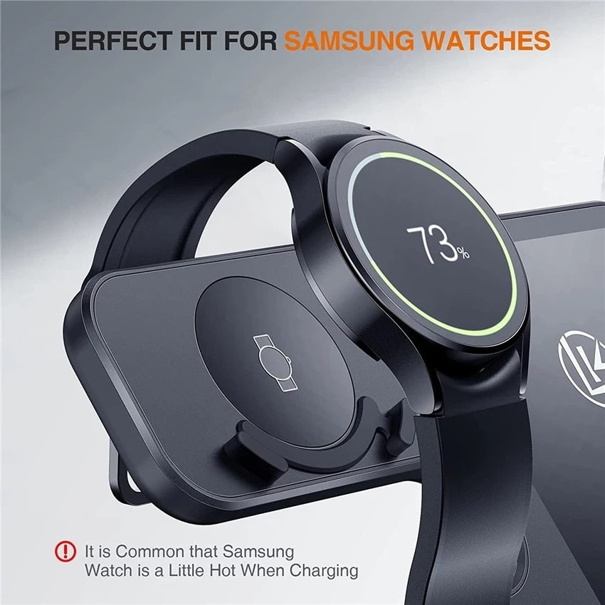 Wireless Charger Dock For All Samsung Watches Phones and Earphones