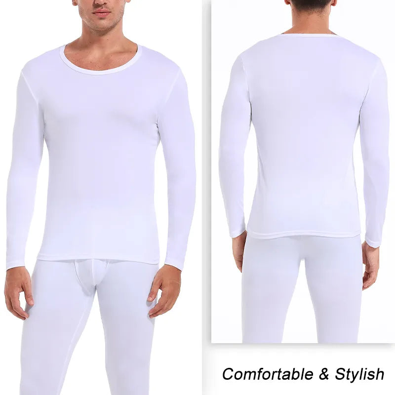 Thermal Underwear for Men Long Johns with Fleece Lined Sport Base layer in Cold Weather Winter