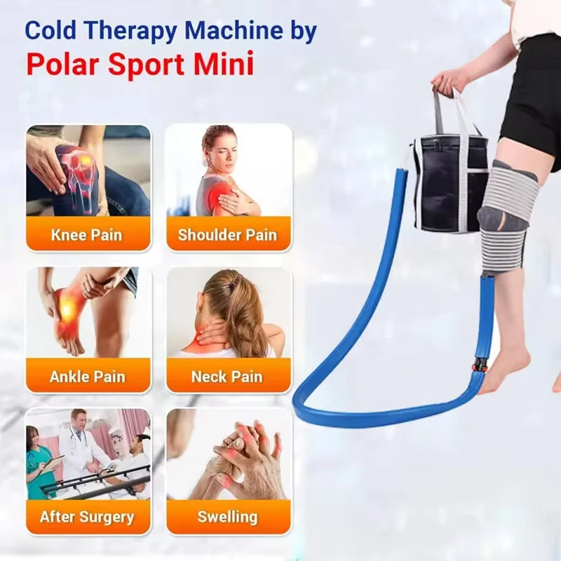 Cold Therapy Machine for Knee Replacement, Post-Surgery Recovery, ACL, Pain Relief, for Sports Injuries, Sprains