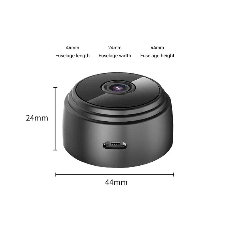 WiFi Mini Camera HD 1080p Wireless Video Recorder Voice Recorder Security Monitoring Camera Smart Home For Infants And Pets