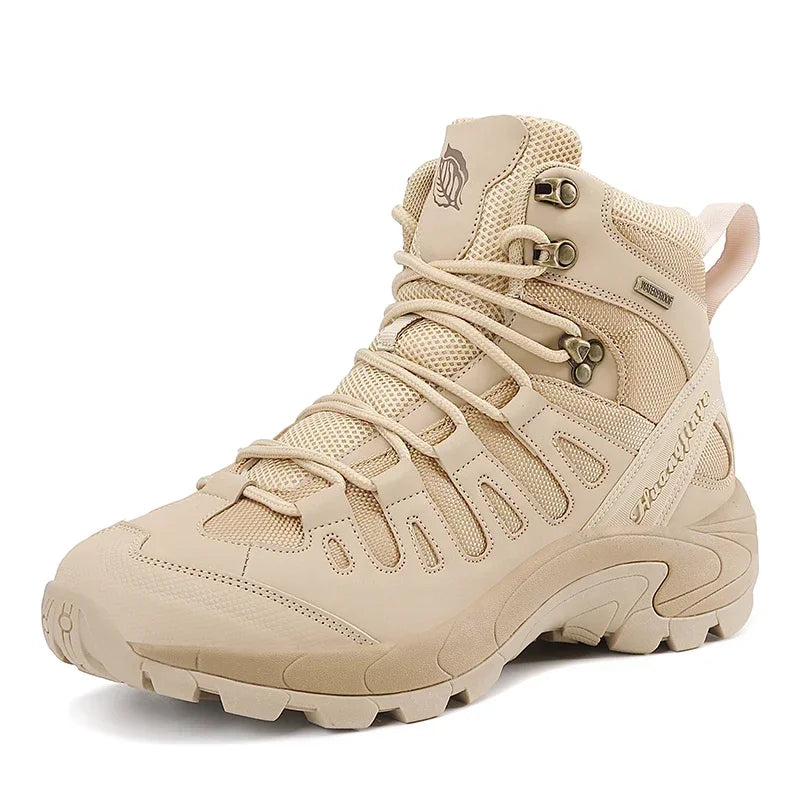 Hiking Shoes High Top Men's Casual Breathable Sneakers High Quality Jogging Hiking Sneakers Non-slip Plus Size Men's Shoes
