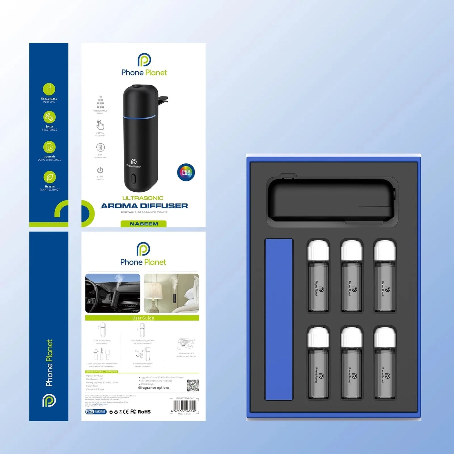 7In1 Ai Intelligent Cloud Fragrance Car Aromatherapy Diffuser Car Humidifier Aromatherapy Diffusers Air Freshener For Car Home