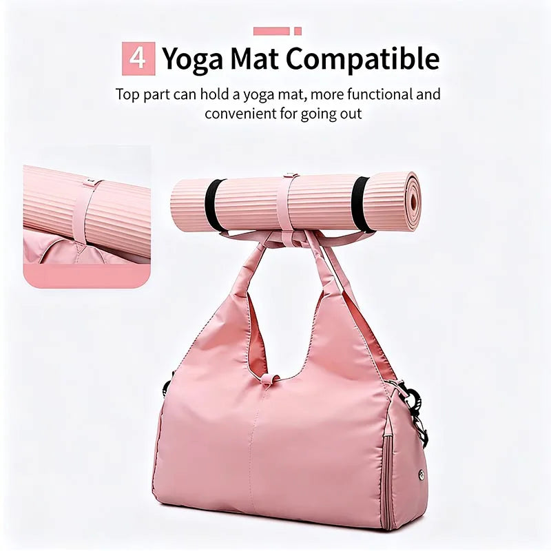 Yoga Mat Bag Gym Fitness Handbags  Training Sport Travel Gymtas Nylon Outdoor Sports  Leisure Travel Bag Outdoor Waterproof