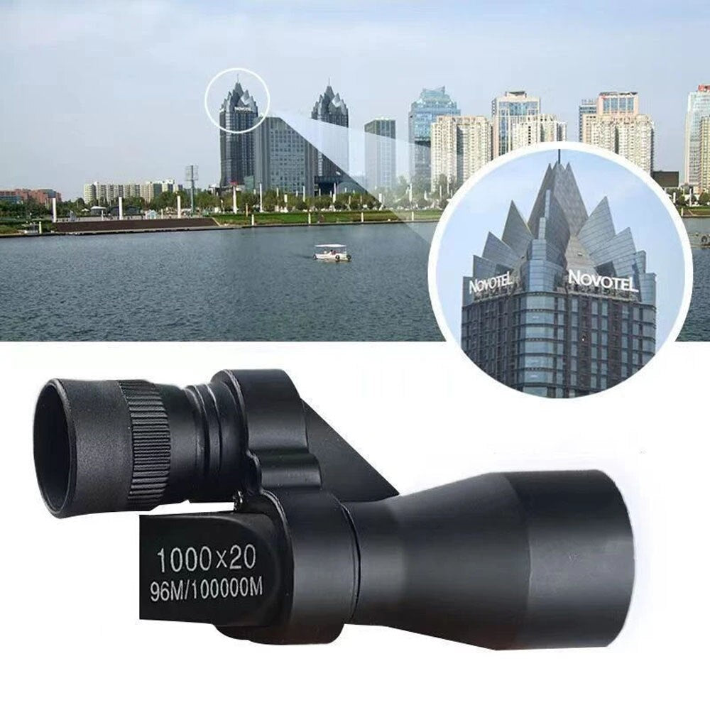 Portable HD Night Vision Mini Pocket Monocular Telescope High Magnification Zoom Outdoor Fishing Telescope for Hunting Camping