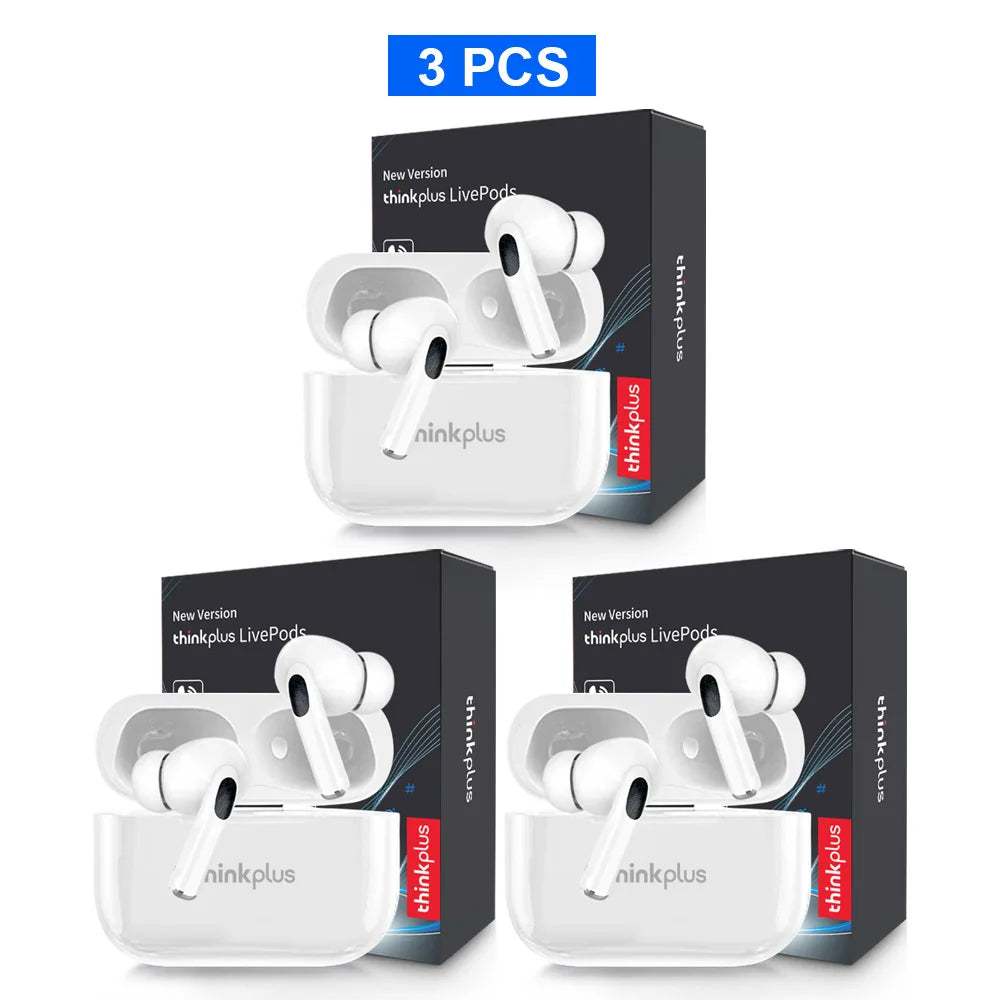 Original Thinkplus Wireless Bluetooth Earphones ANC Noise Reduction Earbuds HD Mic Call Gamer Headsets LED Touch Screen Control