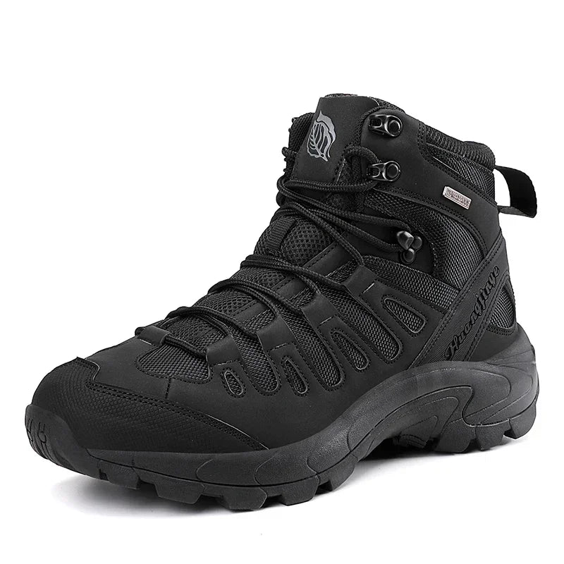 Hiking Shoes High Top Men's Casual Breathable Sneakers High Quality Jogging Hiking Sneakers Non-slip Plus Size Men's Shoes