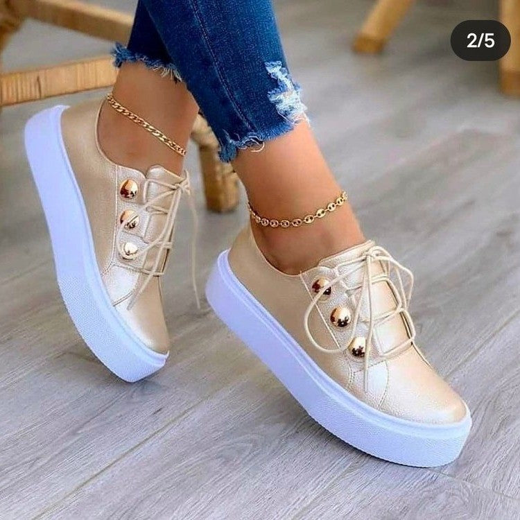 Women Fashion Spring Summer Canvas Sneakers