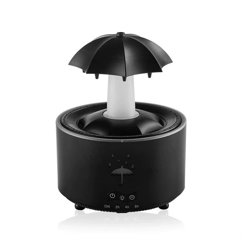 TINSOL Creative Cloud Rain Humidifier Rotating Raindrop Humidifier Smart Aroma Diffuser Remote-Controlled Night Light