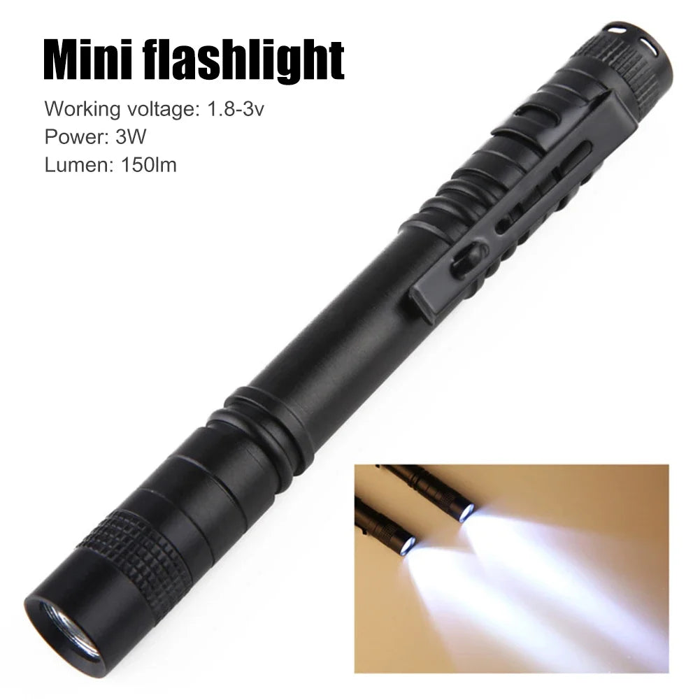 LED UV Flashlight Ultraviolet Torch Mini UV Light Pet Urine Stains Detector Fluorescent Anti-counterfeiting Bill Seal Detector