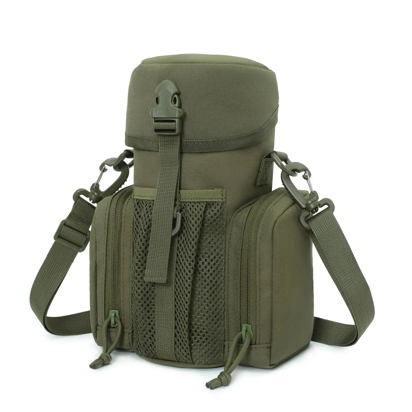 Water Bottle Pouch Molle Shoulder Bag Phone Holder Outdoor Sports Travel Fishing Camping Hiking Hunting Kettle Waist Pack Bags