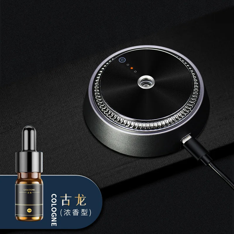 Electric Auto Air Diffuser Aroma Car Air Freshener Car Air Vent Humidifier Mist Wood Grain Oil Aromatherapy Perfume Fragrance