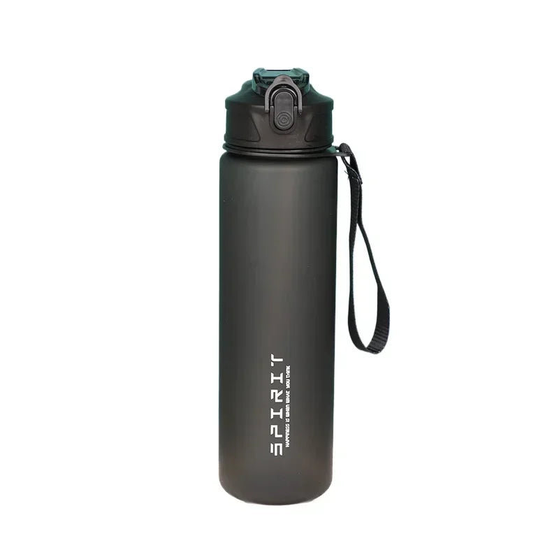 750ml Sports Water Bottle with Straw Gym Cup Portable Large Capacity Water Bottle For Fitness Camping Men Water Kettle