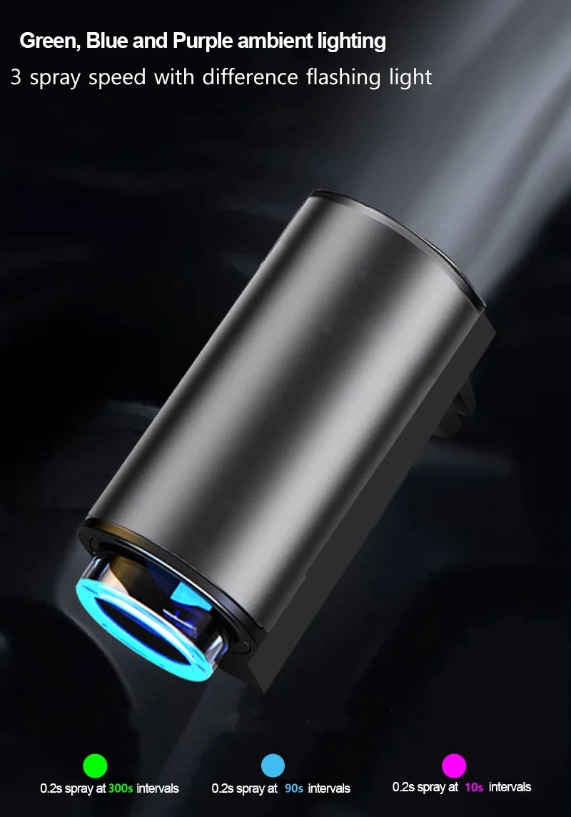 Aroma Oil Diffuser for Car  Air Oulet  Fragrance Diffuser 3 Scents Perfume Vehicle Air Freshener Good Smell Purifying Interior