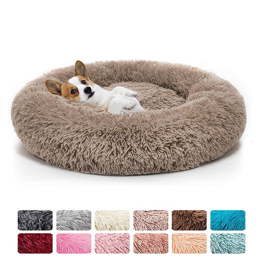 Winter Warm Fluffy Sofa Pet Bed for Dogs Cats