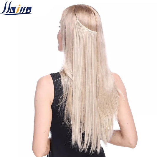 HAIRRO 20 Inches Wave Hair Extensions No Clip In