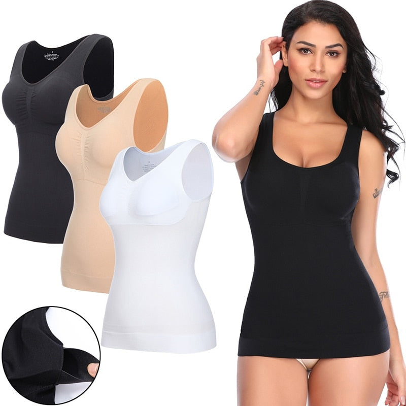 Tank Tops for Women with Built in Bra Shelf