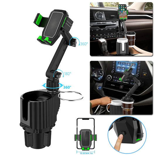 Universal Multifunction Car Cup Holder Cellphone Mount