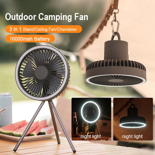 10000mAh 4000mAh Mosquito Net Ceiling Camping Fan Rechargeable Desktop Portable Circulator Wireless Electric Fan